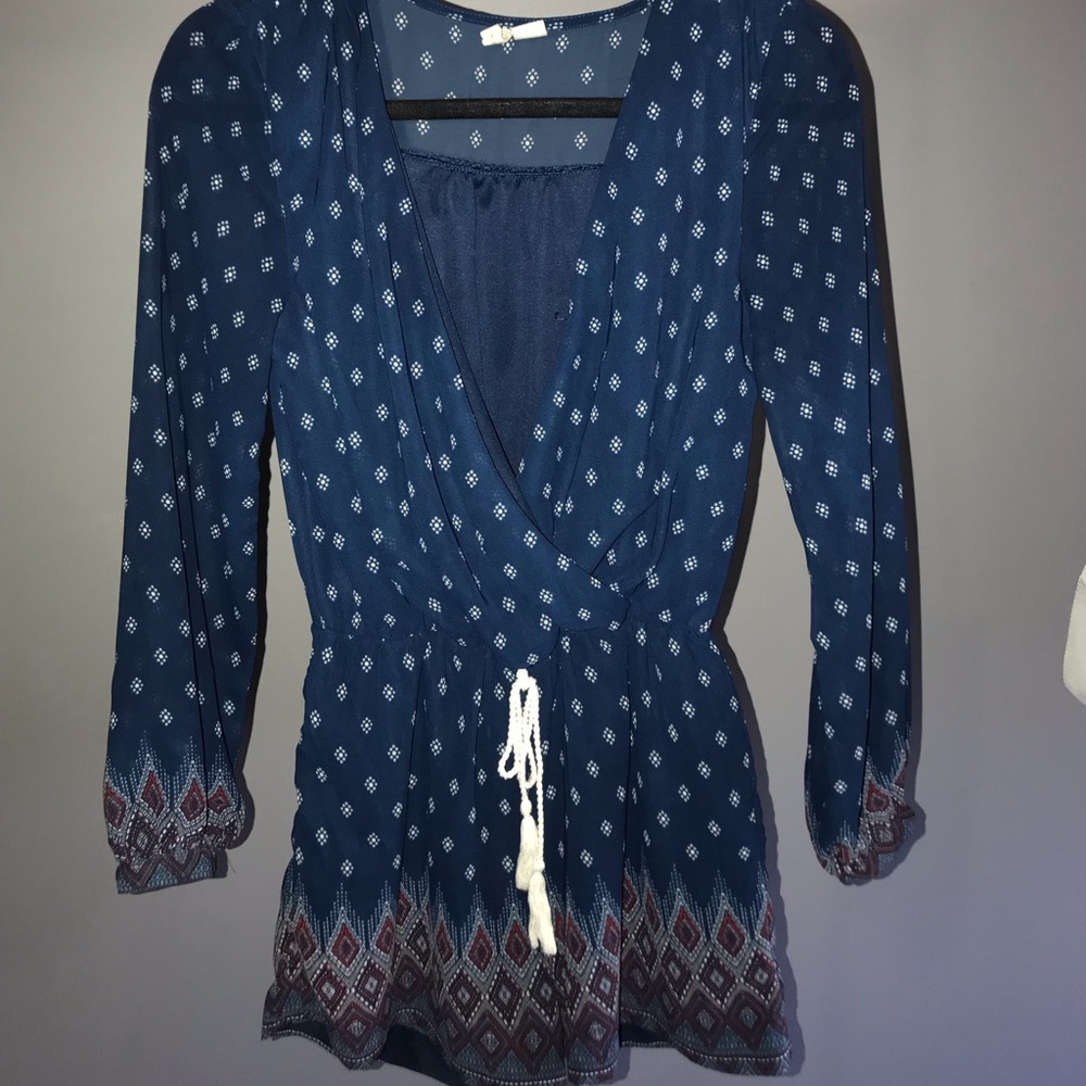 Long sleeve romper